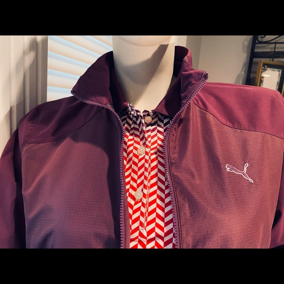 Puma Eggplant Golf  Jacket - Picture 3 of 13